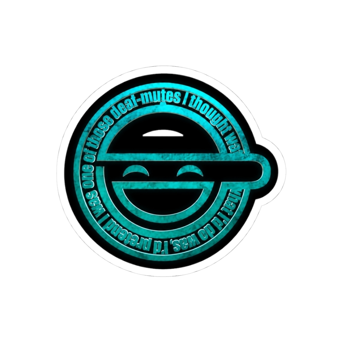 The laughing man Sticker | Ghost in the Shell