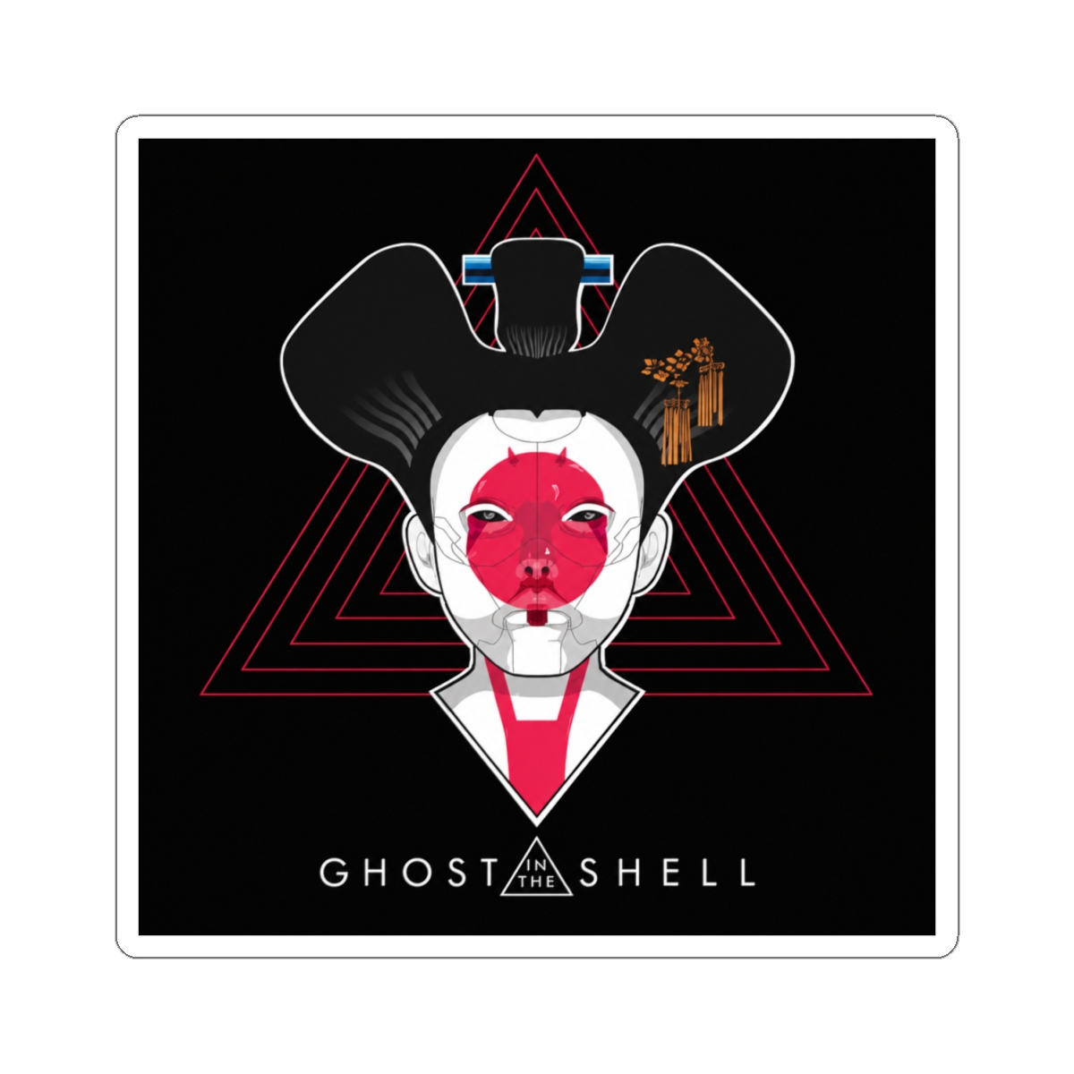 ghost in the shell - the geisha Sticker - alternate angle 2, merchandise