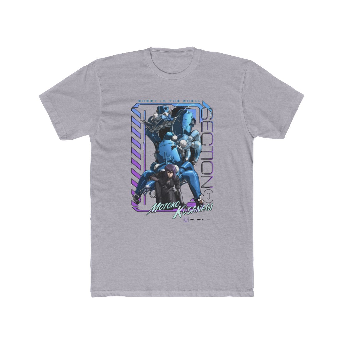 Ghost in the Shell Section 9 Motoko Kusanagi T Shirt - alternate angle 3, merchandise