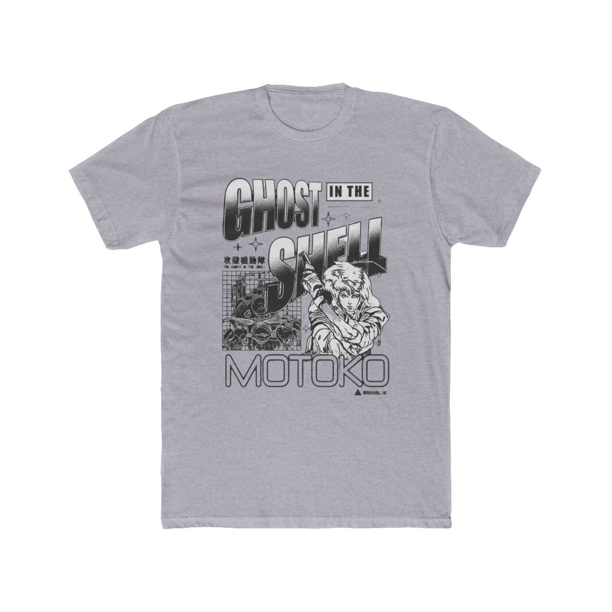 Ghost in the Shell Grid Ghost Girls Baby T Shirt - alternate angle 4, merchandise