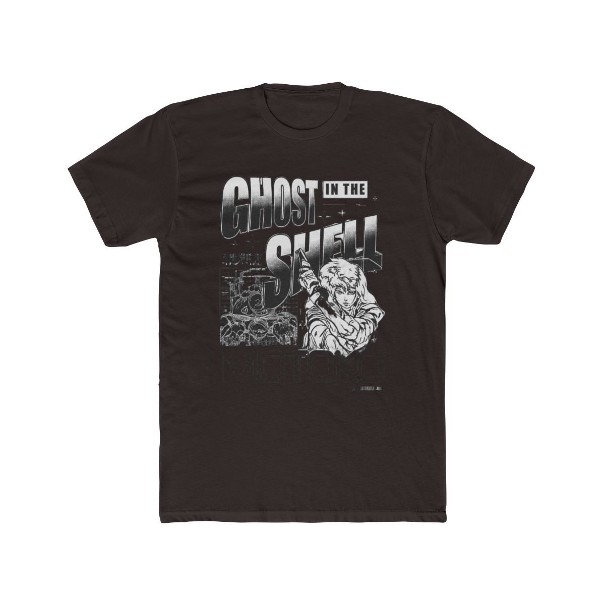 Ghost in the Shell Grid Ghost Girls Baby T Shirt - alternate angle 2, merchandise