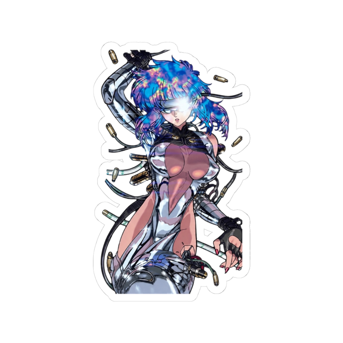 SaleLimitedPre-ownedPre-orderBack-orderOrder ClosedGhost in the Shell TGITS Motoko Kusanagi Outdoor Compatible StickerCOSPA770 JPY