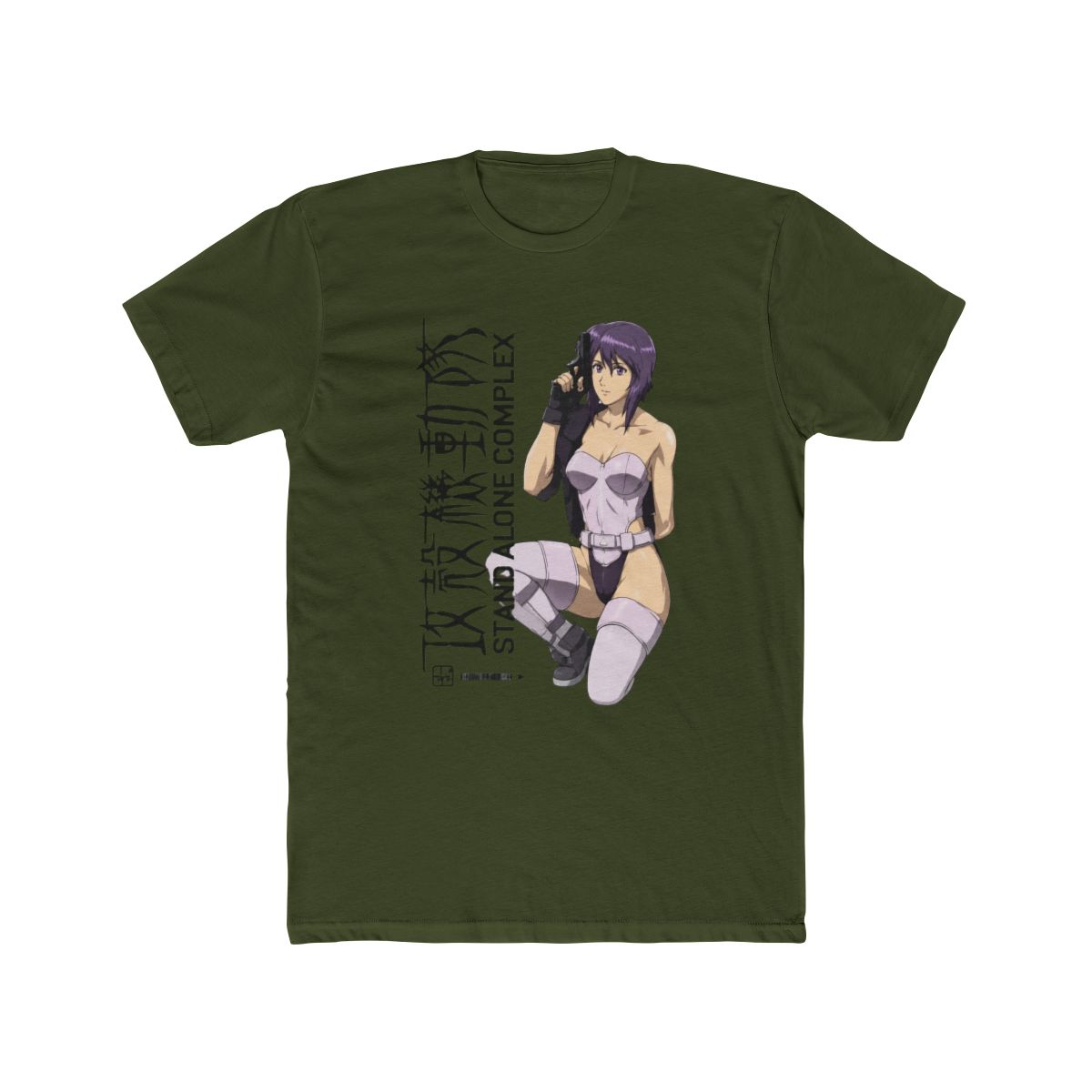 Ghost in the Shell Motoko Kusanagi Stand Alone Complex Girls T Shirt - alternate angle 5, merchandise