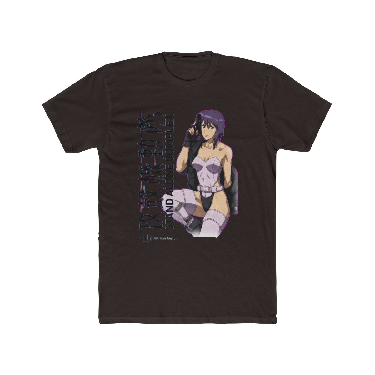 Ghost in The Shell Motoko Kusanagi Stand Alone Complex Girls Baby T Shirt - alternate angle 2, merchandise