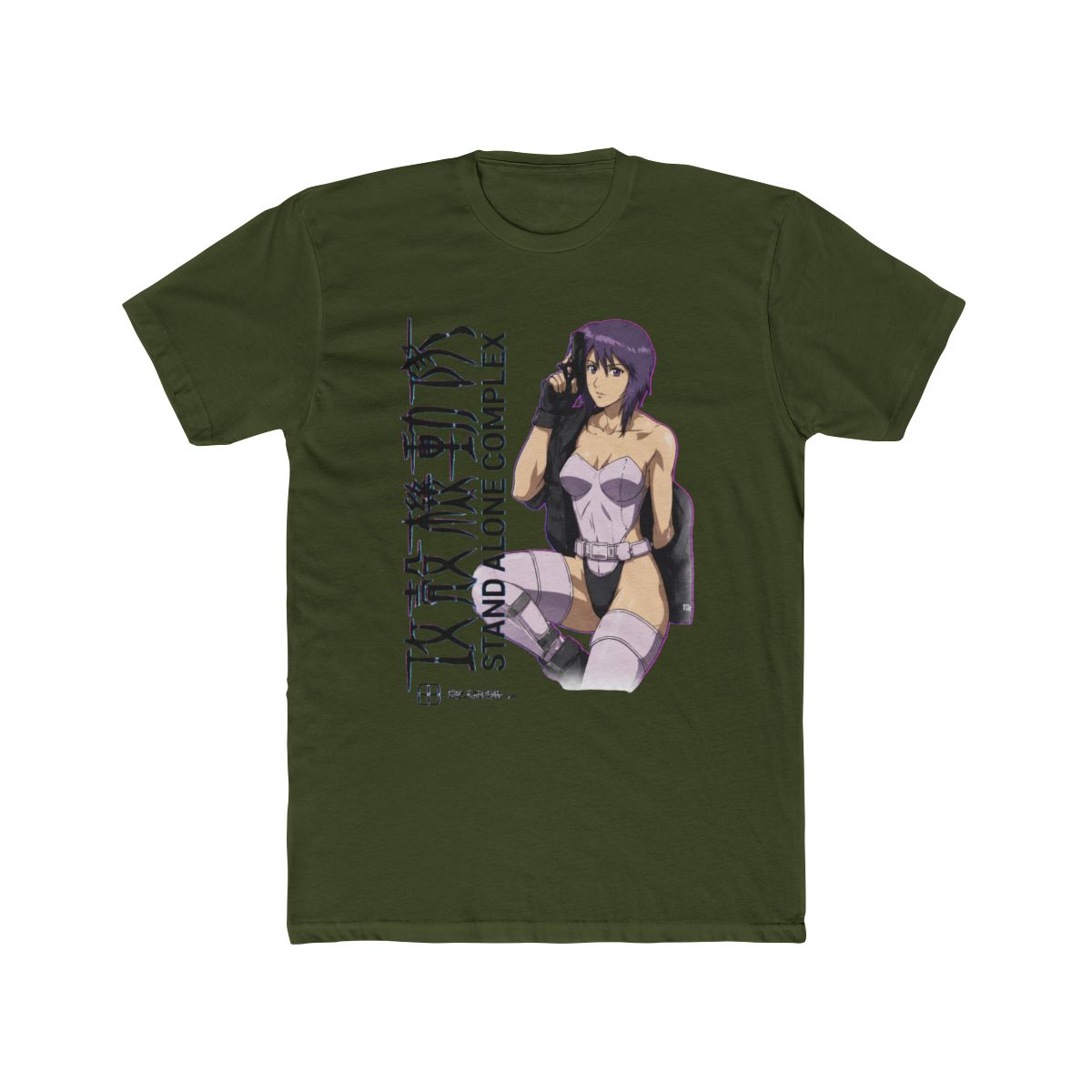 Ghost in The Shell Motoko Kusanagi Stand Alone Complex Girls Baby T Shirt - alternate angle 5, merchandise