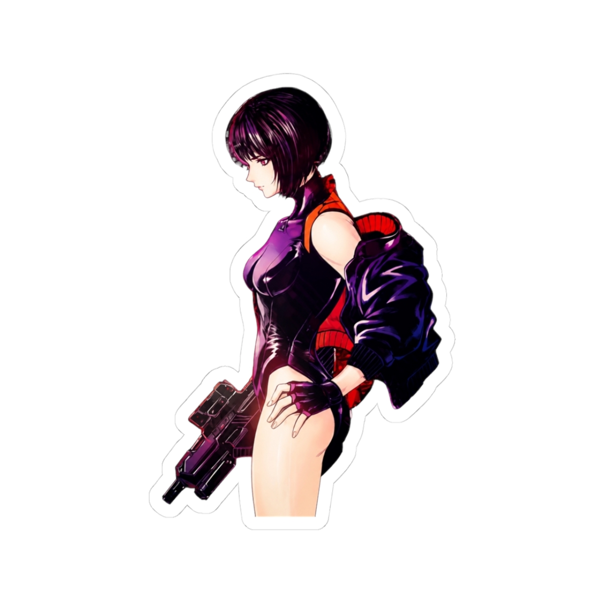 Futuristic Spirit Mokoto Kusanagi Ghost In The Shell Cyber Aura Power