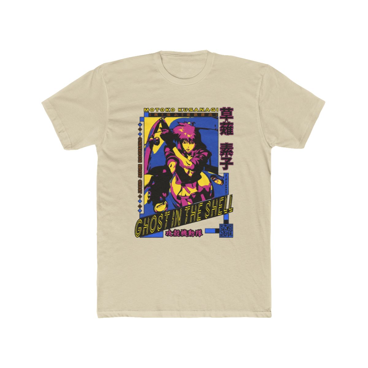 Motoko Kusanagi v2 | IKIGAISEKAI V2 T Shirt | Ghost in the Shell - alternate angle 4, merchandise
