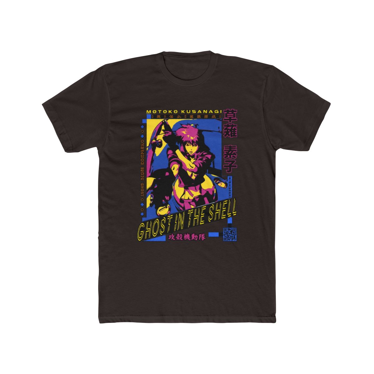 Motoko Kusanagi v2 | IKIGAISEKAI V2 T Shirt | Ghost in the Shell - alternate angle 3, merchandise