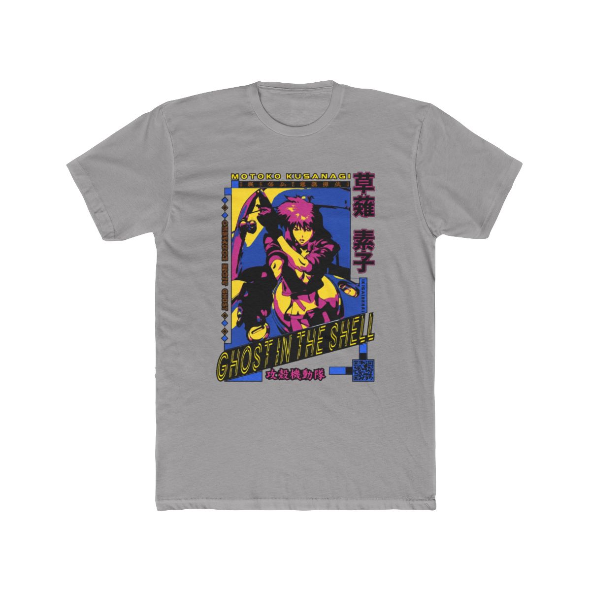 Motoko Kusanagi v2 | IKIGAISEKAI V2 T Shirt | Ghost in the Shell - alternate angle 2, merchandise