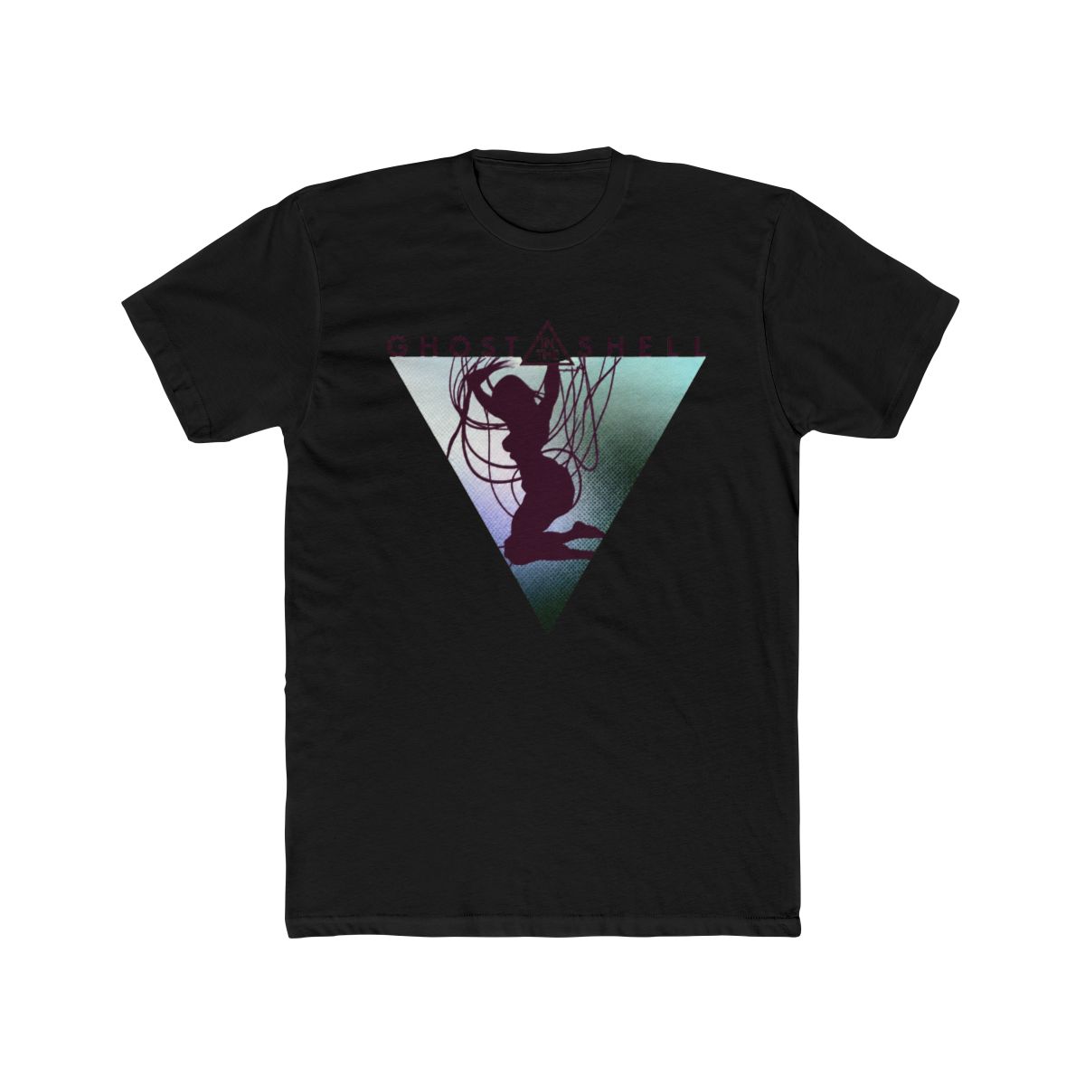 Ghost in the shell - silhouette 0.1 white T Shirt - alternate angle 4, merchandise