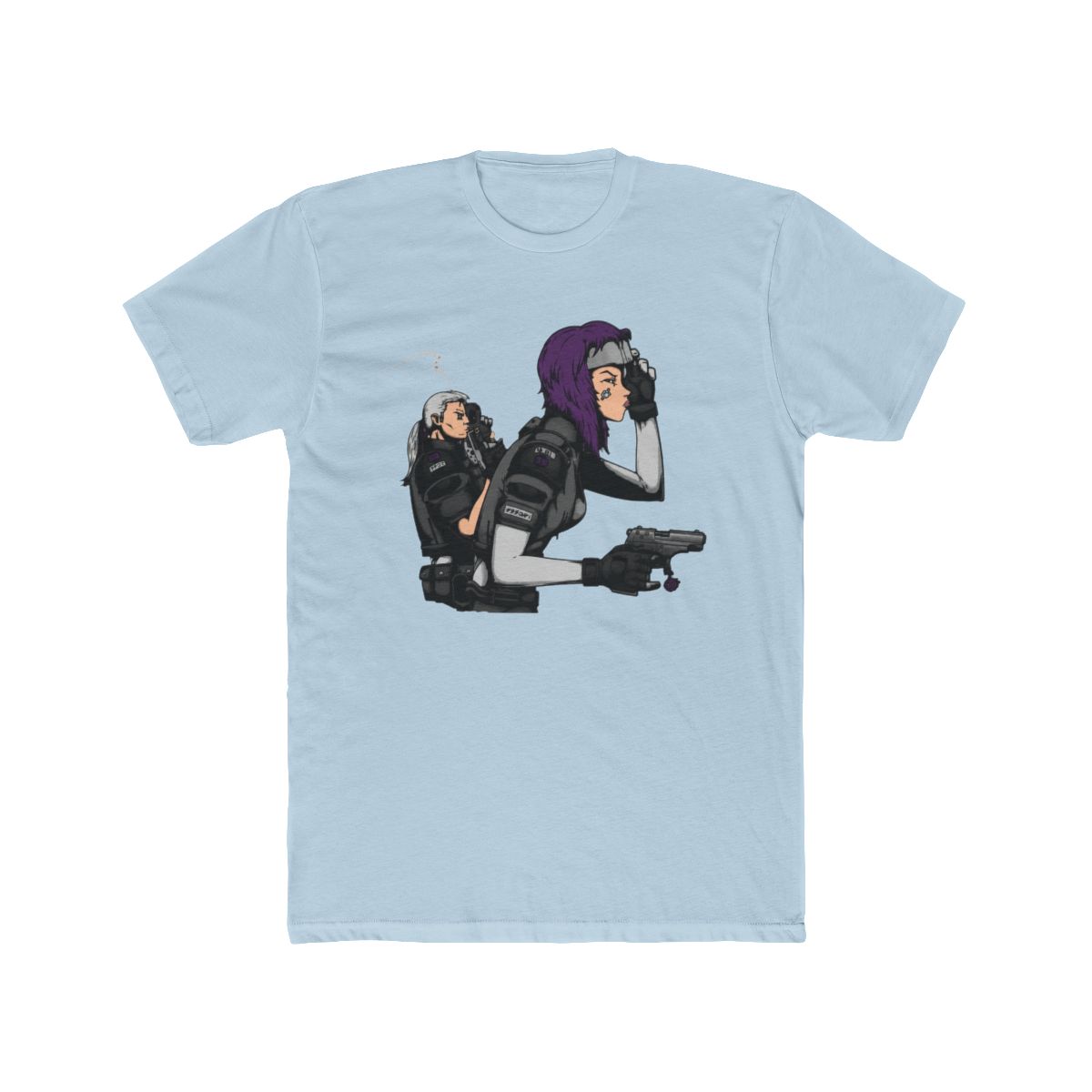 Tachikoma Girl - Purple T Shirt | Ghost in the Shell