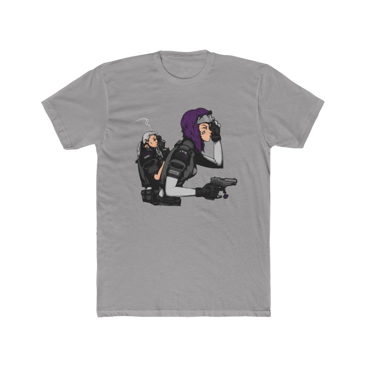 Tachikoma Girl - Purple T Shirt | Ghost in the Shell - alternate angle 2, merchandise