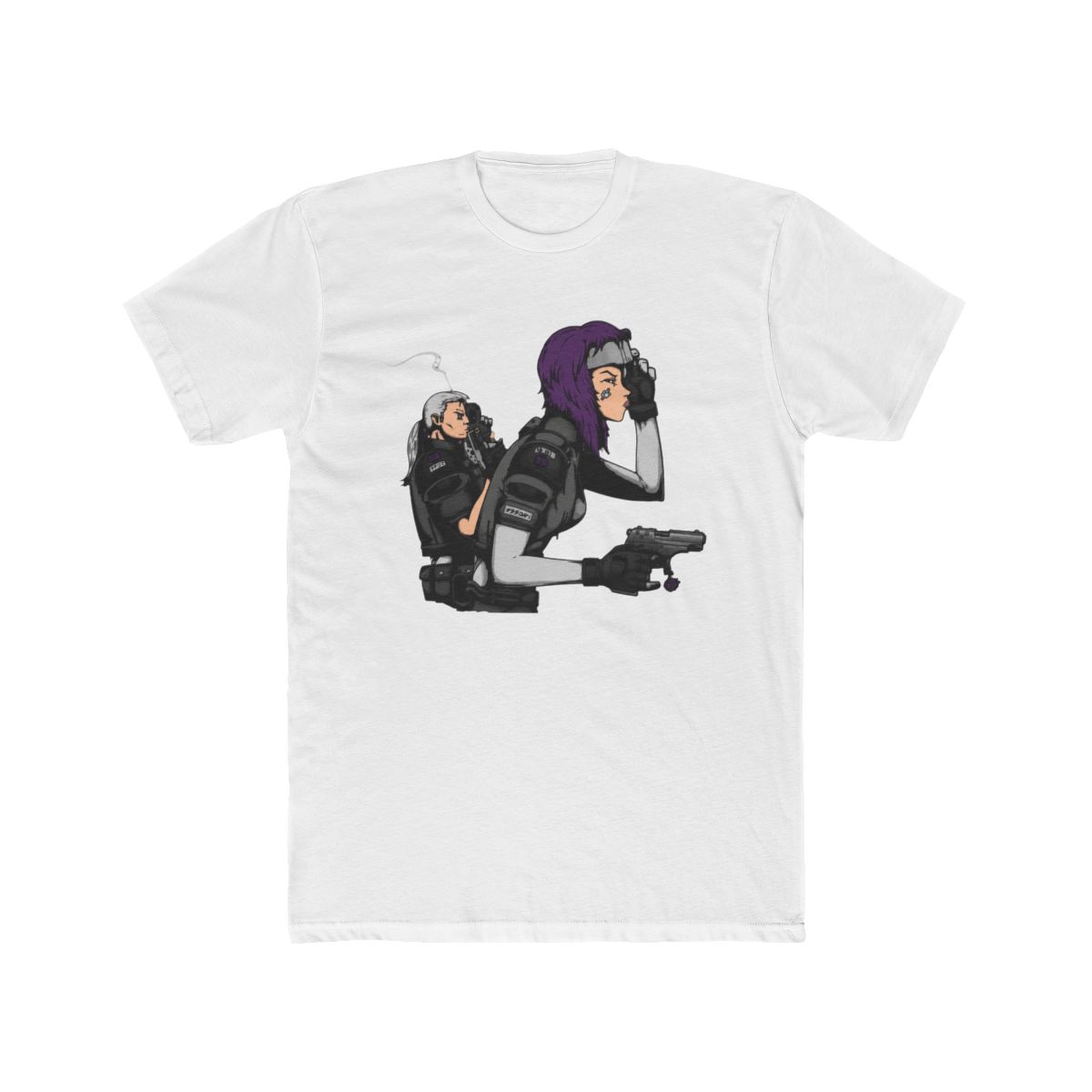 Tachikoma Girl - Purple T Shirt | Ghost in the Shell - Official T-Shirts merchandise