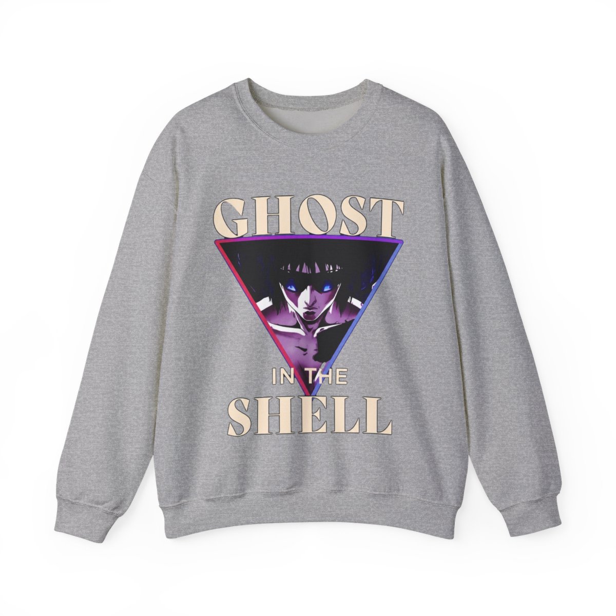 Ghost-In-The-Shell Crewneck T-Shirts | Ghost in the Shell - alternate angle 3, merchandise