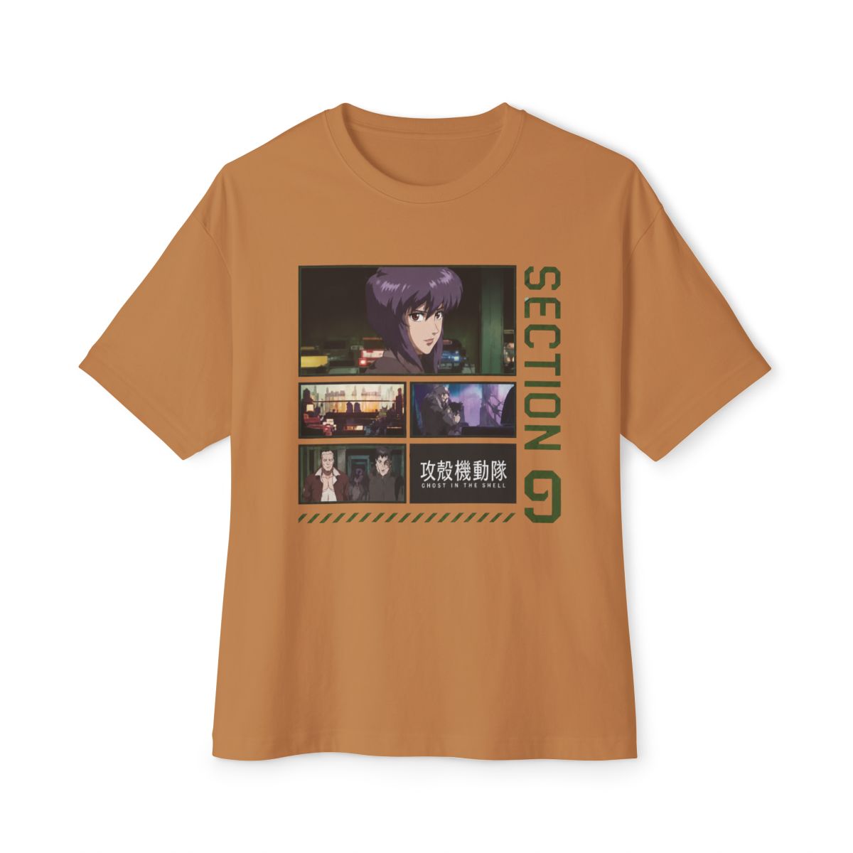 Ghost in the Shell Sectino 9 Collage Girls Oversized T-Shirt - alternate angle 5, merchandise