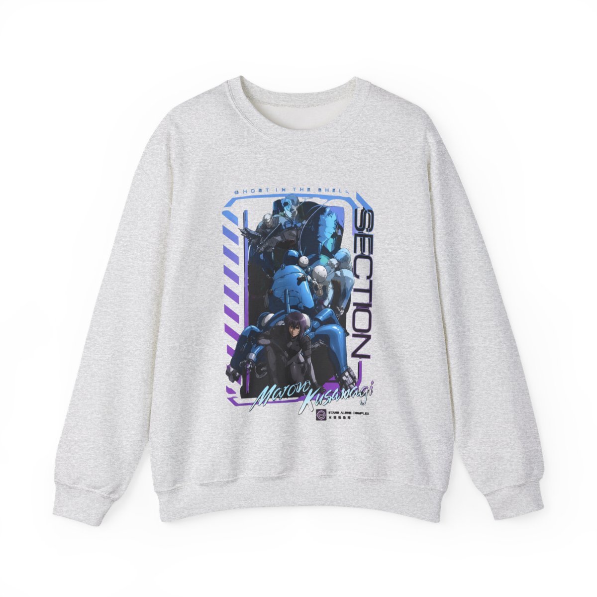 Ghost in the Shell Digi Framed Girls Oversized T-Shirts - alternate angle 2, merchandise