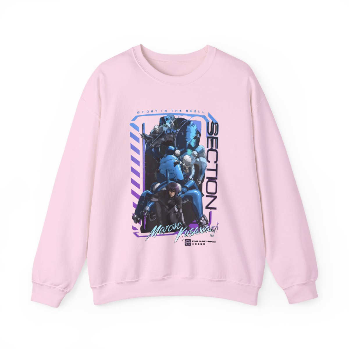 Ghost in the Shell Digi Framed Girls Oversized T-Shirts