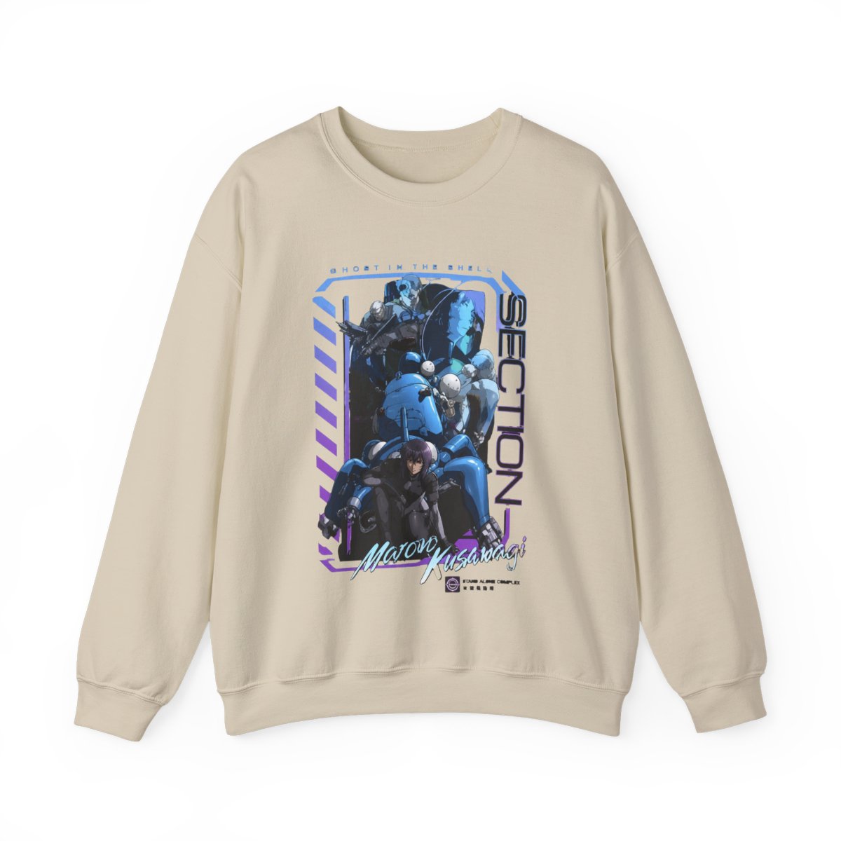 Ghost in the Shell Digi Framed Girls Oversized T-Shirts - alternate angle 4, merchandise