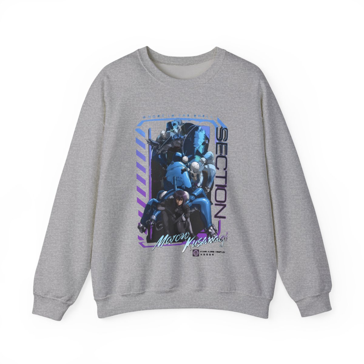 Ghost in the Shell Digi Framed Girls Oversized T-Shirts - alternate angle 5, merchandise