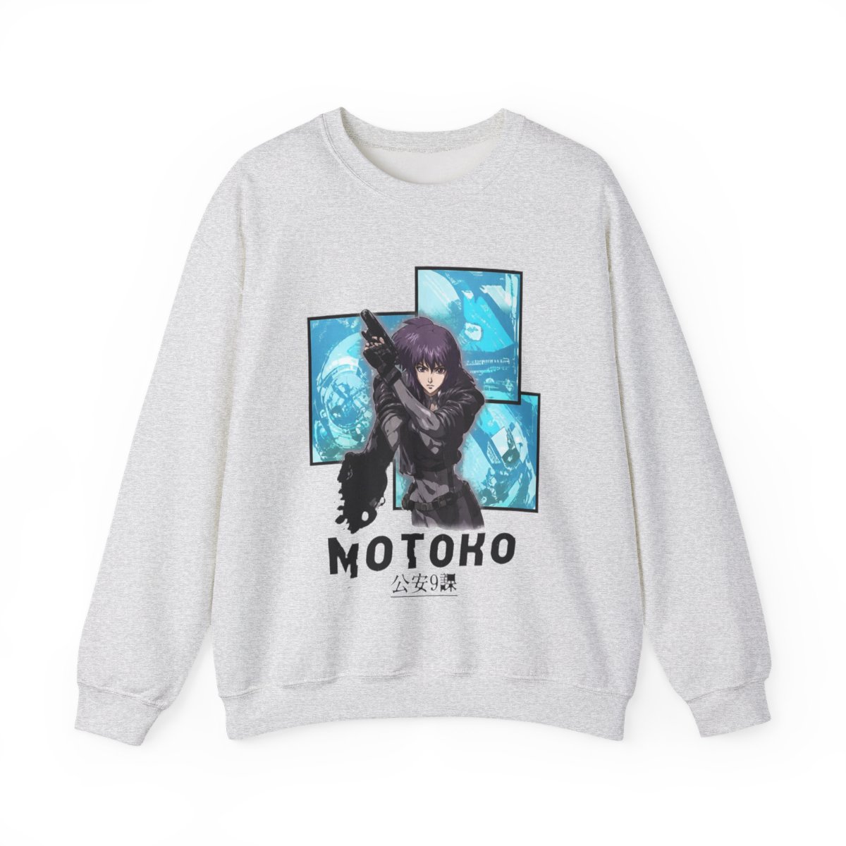 Ghost in the Shell Box Layered Girls Oversized T-Shirts - alternate angle 2, merchandise
