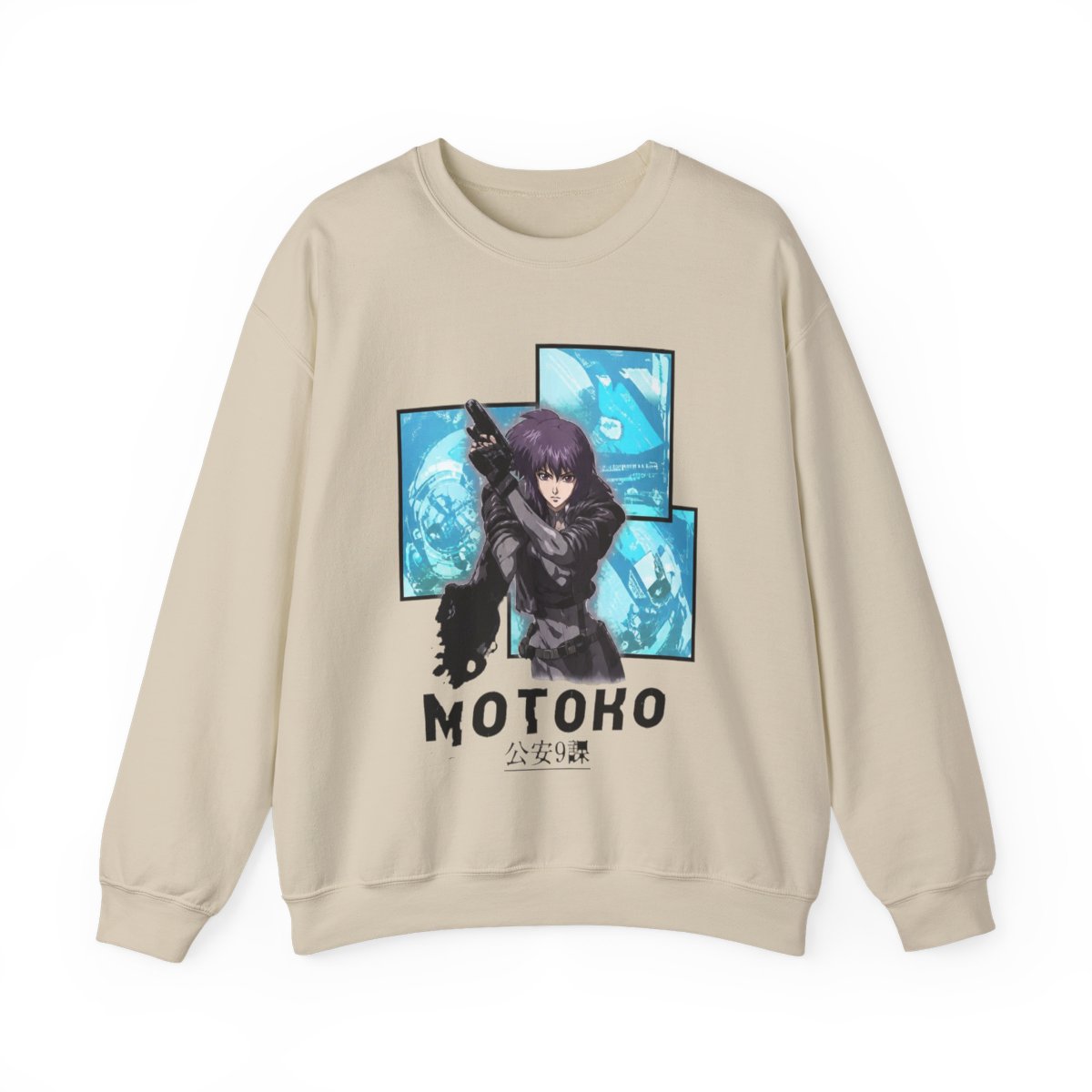 Ghost in the Shell Box Layered Girls Oversized T-Shirts - alternate angle 4, merchandise