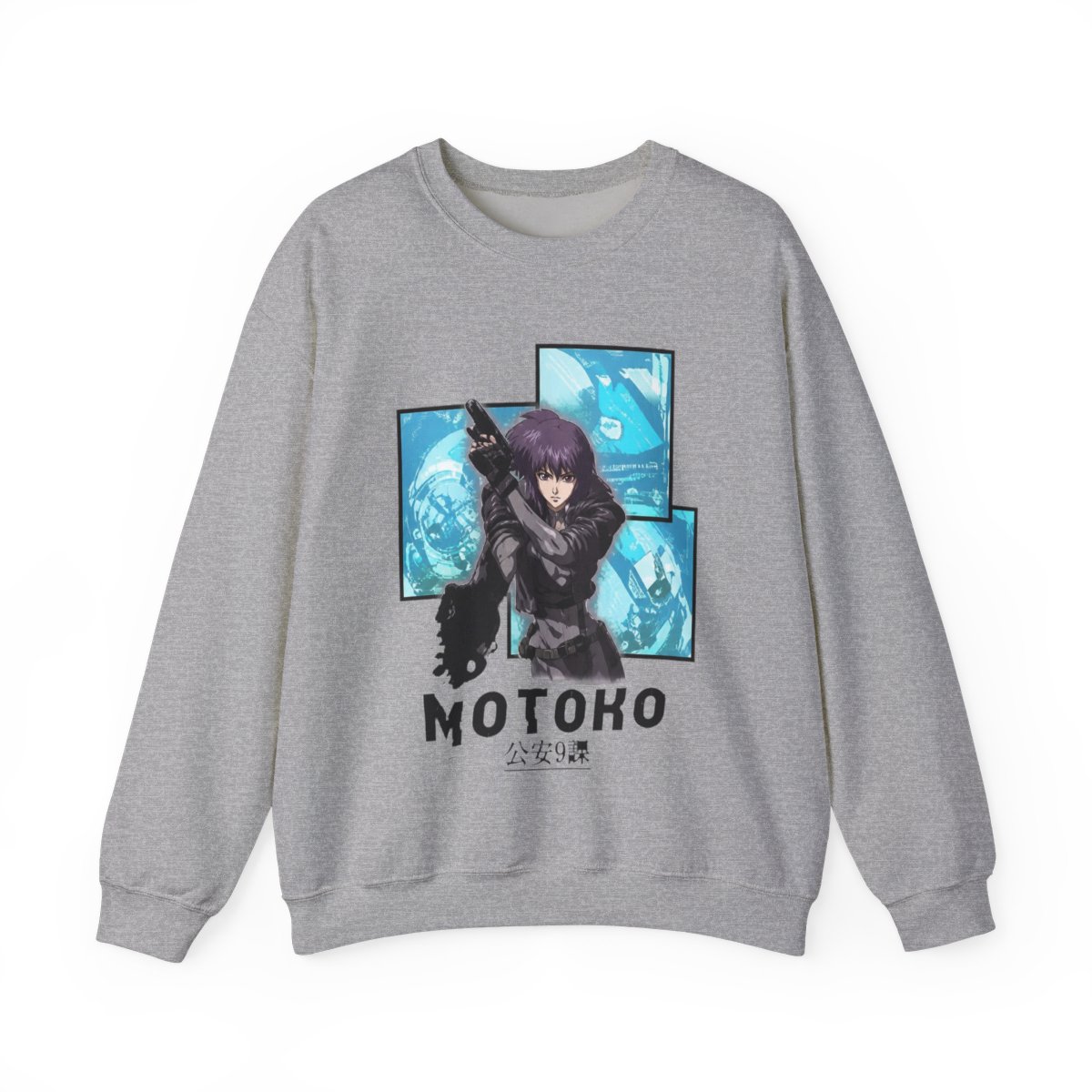 Ghost in the Shell Box Layered Girls Oversized T-Shirts - alternate angle 5, merchandise