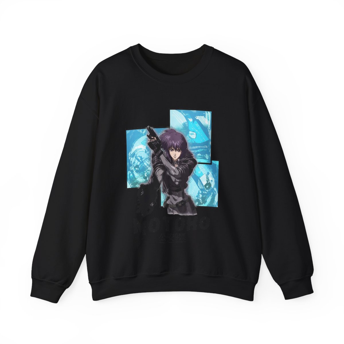 Ghost in the Shell Box Layered Girls Oversized T-Shirts - alternate angle 3, merchandise