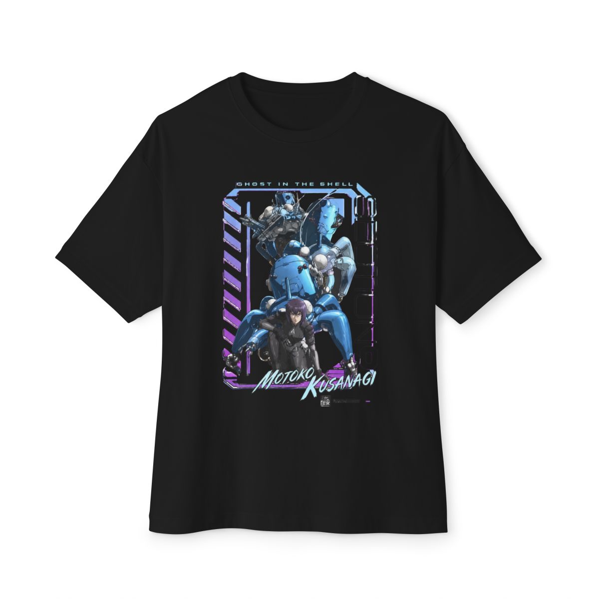 Ghost in the Shell Digi Framed Girls Oversized T-Shirt - alternate angle 3, merchandise