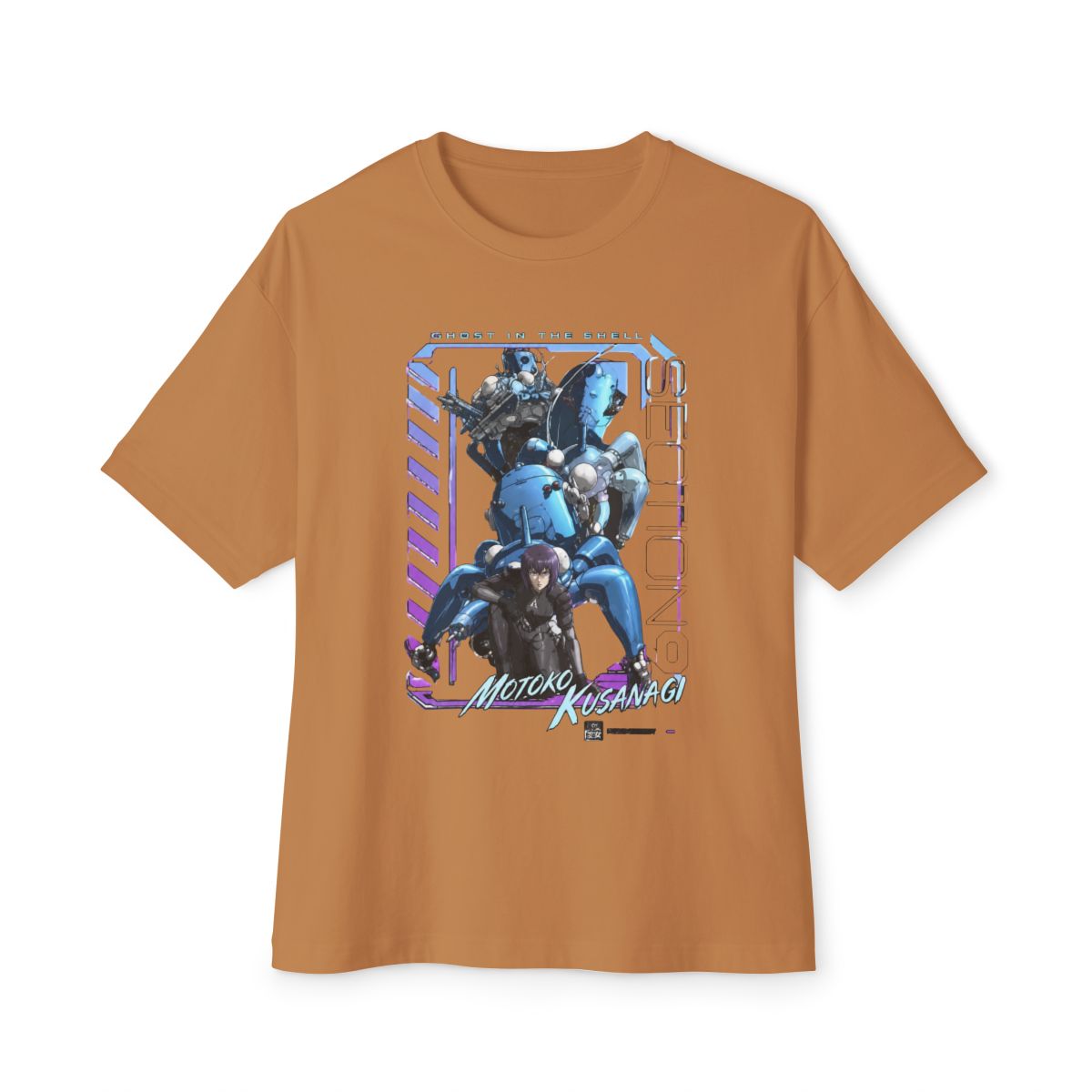 Ghost in the Shell Digi Framed Girls Oversized T-Shirt - alternate angle 5, merchandise