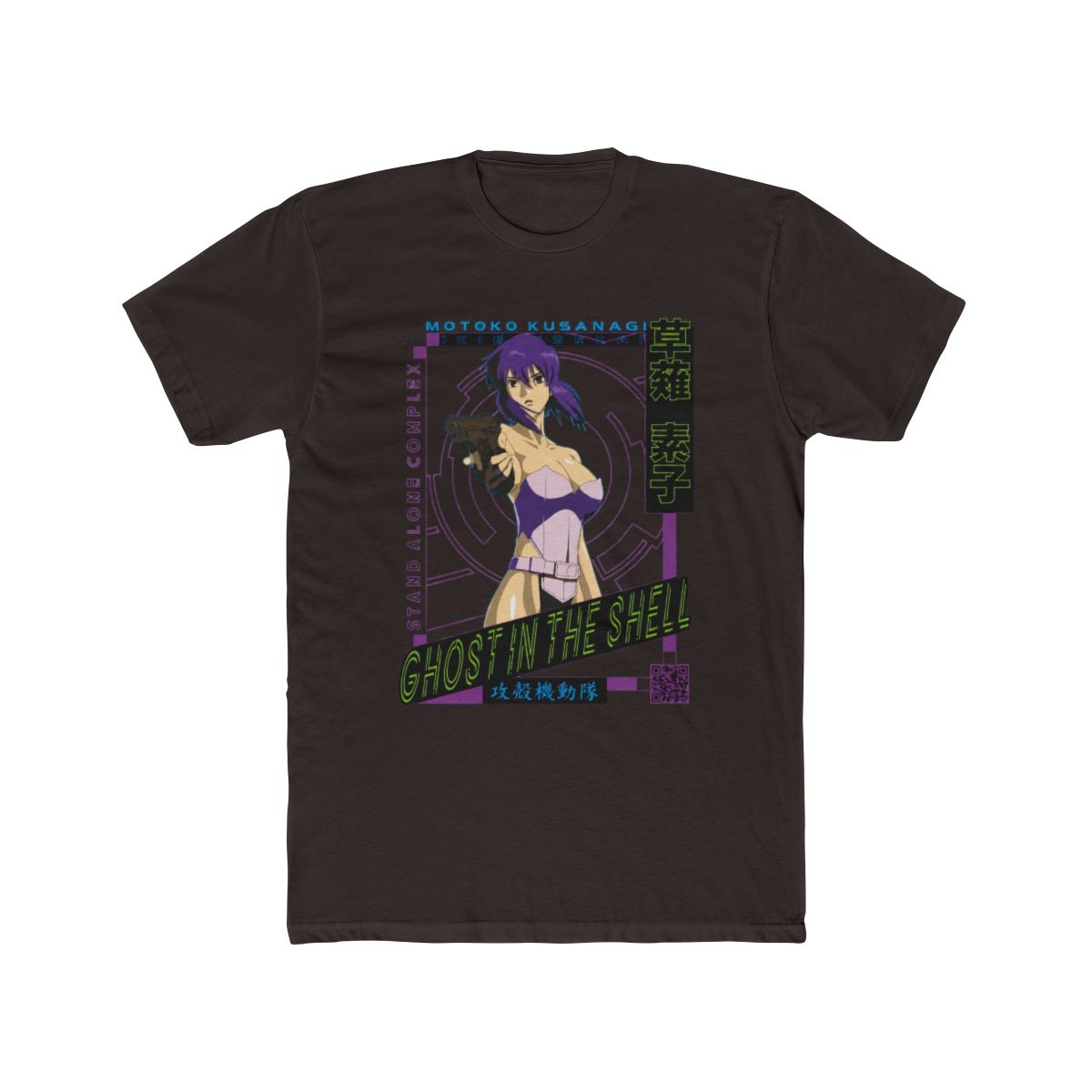 Motoko Kusanagi | IKIGAISEKAI - V2 T Shirt | Ghost in the Shell - alternate angle 3, merchandise