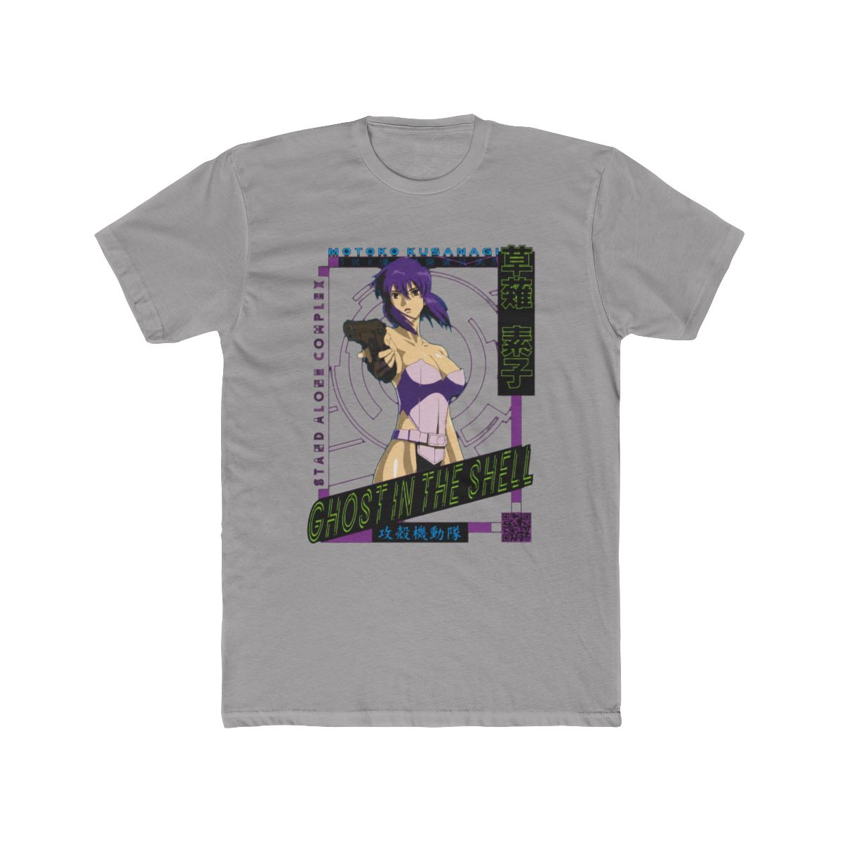 Motoko Kusanagi | IKIGAISEKAI - V2 T Shirt | Ghost in the Shell - alternate angle 2, merchandise