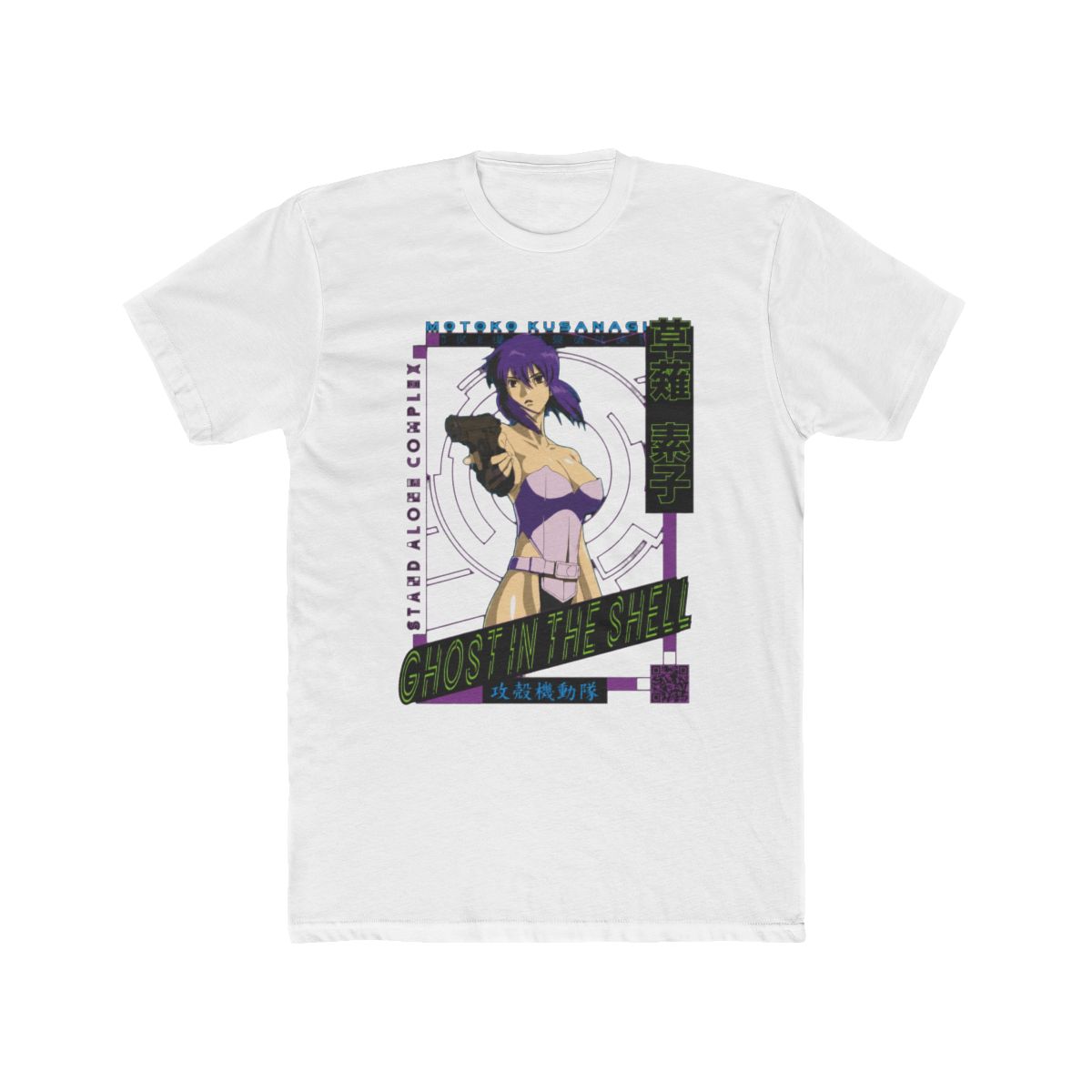 Motoko Kusanagi | IKIGAISEKAI - V2 T Shirt | Ghost in the Shell